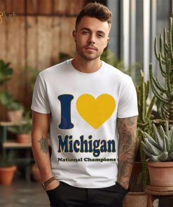 Official I Love Michigan National Champions Shirt