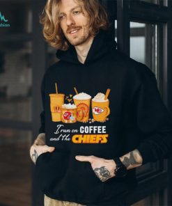 Official I Run On Coffee And The Kansas City Chiefs T shirt