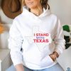 Official I stand with Texas map T shirt