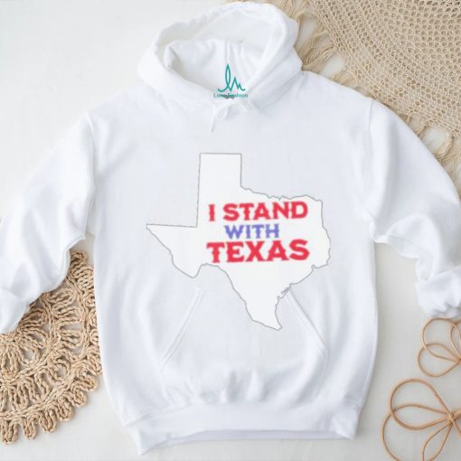 Official I stand with Texas map T shirt