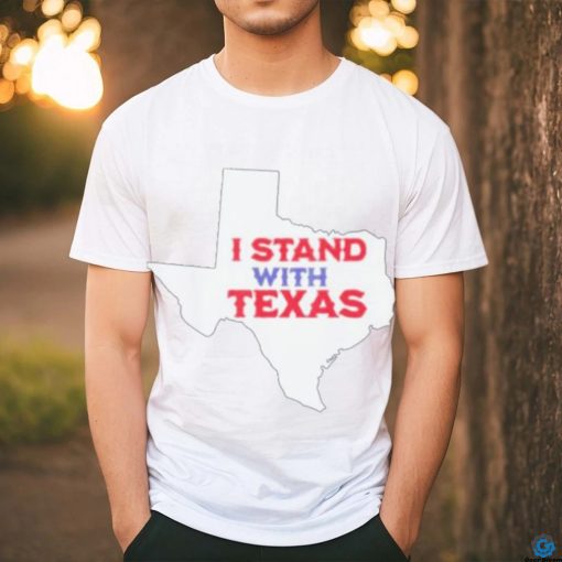 Official I stand with Texas map T shirt