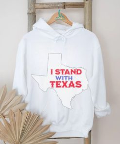 Official I stand with Texas map T shirt