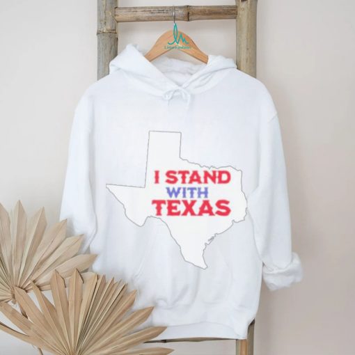 Official I stand with Texas map T shirt