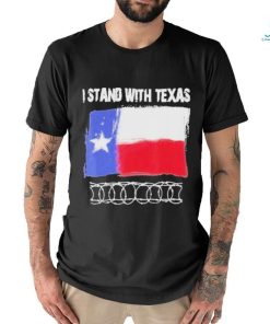 Official I stand with Texas razor wire T shirt
