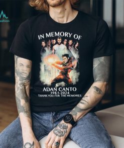 Official In Memory Of Adan Canto 1981 2024 Thank You For The Memories Signature Shirt