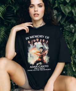 Official In Memory Of Adan Canto 1981 2024 Thank You For The Memories Signature Shirt