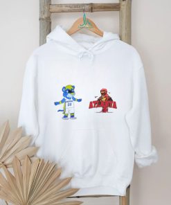 Official Indiana Pacers VS Atlanta Hawks NBA 2024 mascot cartoon basketball shirt