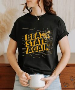 Official Iowa hawkeyes beat state again T shirt