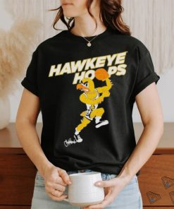 Official Iowa hawkeyes hawkeye hoops T shirt