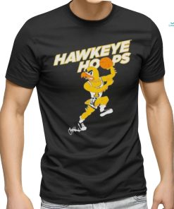 Official Iowa hawkeyes hawkeye hoops T shirt