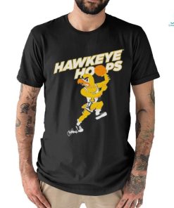 Official Iowa hawkeyes hawkeye hoops T shirt