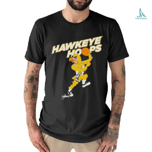 Official Iowa hawkeyes hawkeye hoops T shirt