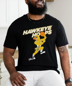 Official Iowa hawkeyes hawkeye hoops T shirt