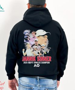 Official Jannik Sinner 2024 Men’s Singles Champion At AO Shirt
