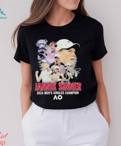 Official Jannik Sinner 2024 Men’s Singles Champion At AO Shirt