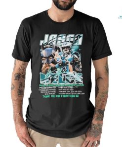 Official Jason Kelce One Of The Most Likeable NFL Players Of All Time Thank You, 62 Signature Shirt