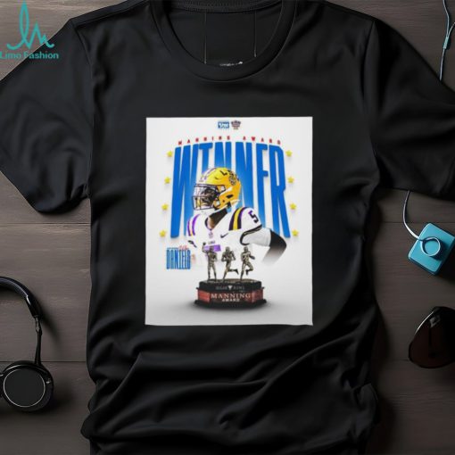 Official Jayden Daniels Is 2023 Manning Award Winner Presented By The Allstate SugarBowl T shirt