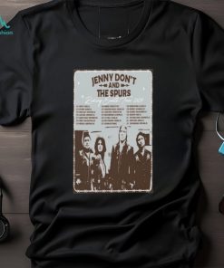Official Jenny Don’t & The Spurs Riding South 2024 Tour T shirt