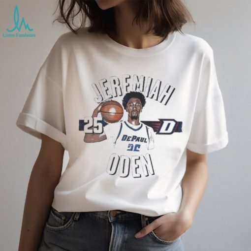 Official Jeremiah oden dePaul blue demons basketball shirt