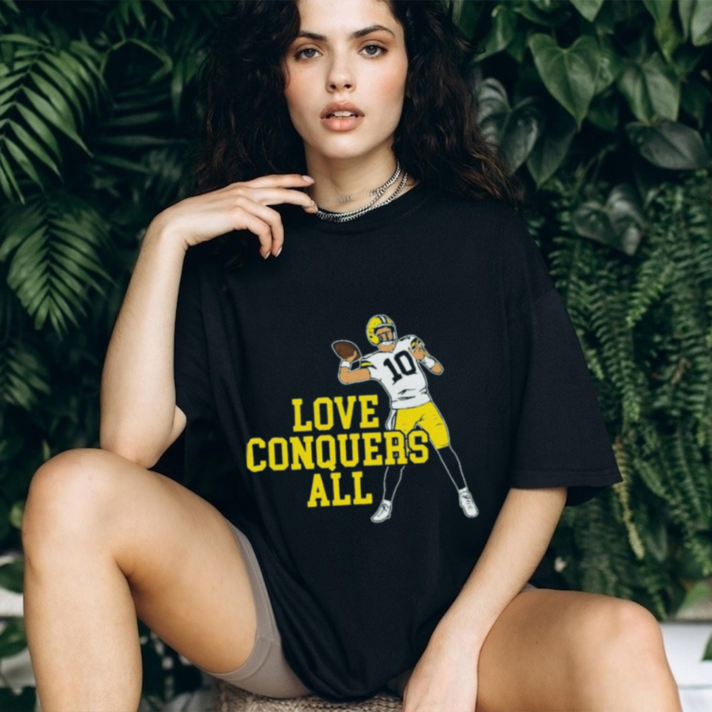 Official Jordan Love Conquers All Shirt Official Jordan Love Conquers All Shirt