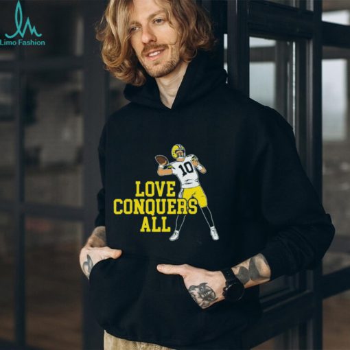 Official Jordan Love Conquers All Shirt