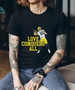 Official Jordan Love Conquers All Shirt