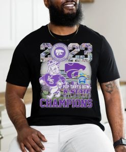 Official K state Wildcats Mascot 2023 Pop Tarts Bowl Champions Shirt