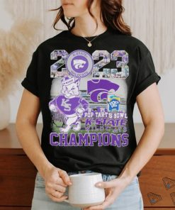 Official K state Wildcats Mascot 2023 Pop Tarts Bowl Champions Shirt
