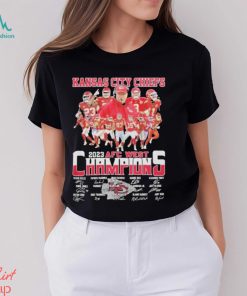 Official Kansas City Chiefs 2023 Afc west champions signatures shirt, hoodie, sweater, long sleeve and tank top Official Kansas City Chiefs 2023 Afc west champions signatures shirt