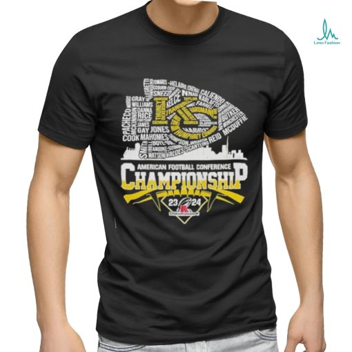Official Kansas City Chiefs AFC Champions 2023 2024 Shirt
