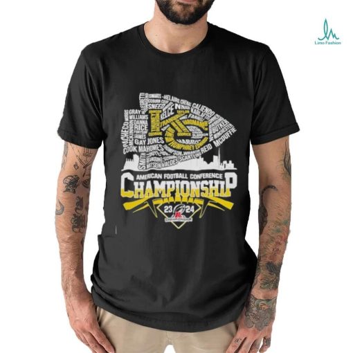 Official Kansas City Chiefs AFC Champions 2023 2024 Shirt