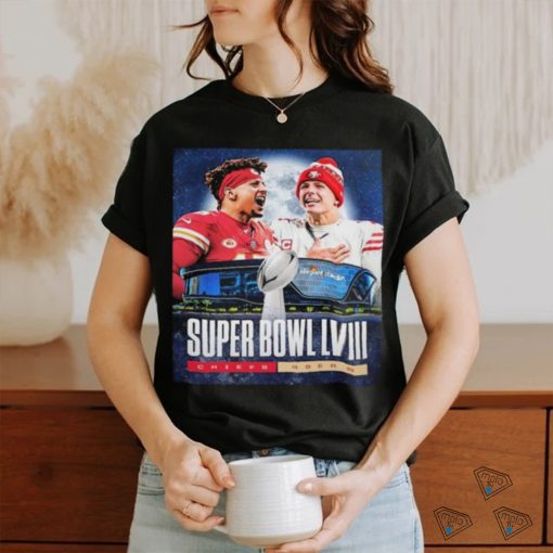 Official Kansas City Chiefs And San Francisco 49ers For The Super Bowl LVIII Is Set Classic T Shirt