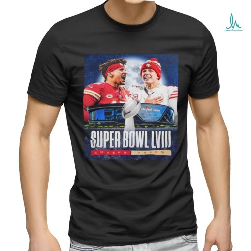 Official Kansas City Chiefs And San Francisco 49ers For The Super Bowl LVIII Is Set Classic T Shirt