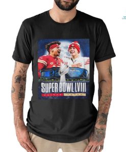 Official Kansas City Chiefs And San Francisco 49ers For The Super Bowl LVIII Is Set Classic T Shirt
