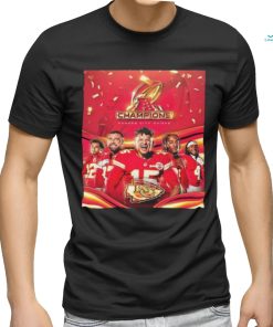 Official Kansas City Chiefs Back to Back AFC Champions Advanced 2024 Super Bowl LVIII Bound Classic T Shirt