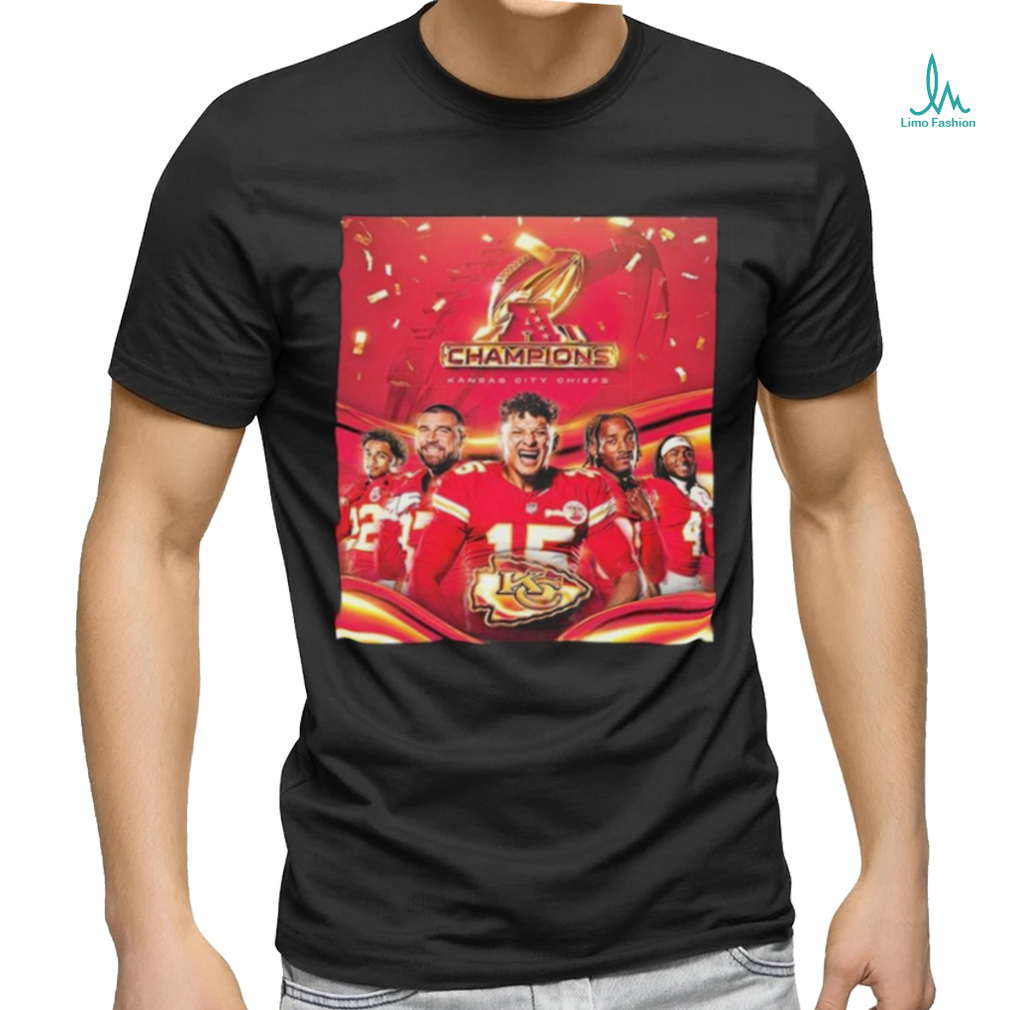 Official Kansas City Chiefs Back to Back AFC Champions Advanced 2024 Super Bowl LVIII Bound Classic T Shirt Official Kansas City Chiefs Back to Back AFC Champions Advanced 2024 Super Bowl LVIII Bound Classic T Shirt