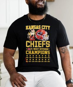 Official Kansas City Chiefs Mascot 8 Straight AFC West Division Champions shirt