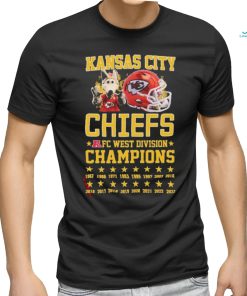 Official Kansas City Chiefs Mascot 8 Straight AFC West Division Champions shirt