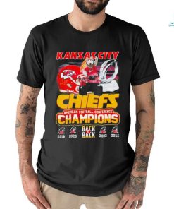 Official Kansas City Chiefs Mascot American Football Conference Champions Back To Back shirt