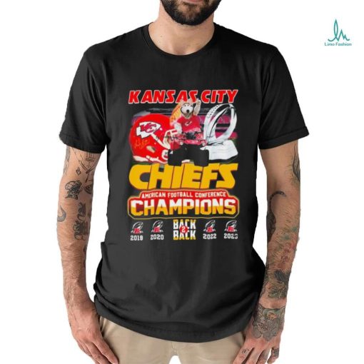 Official Kansas City Chiefs Mascot American Football Conference Champions Back To Back shirt