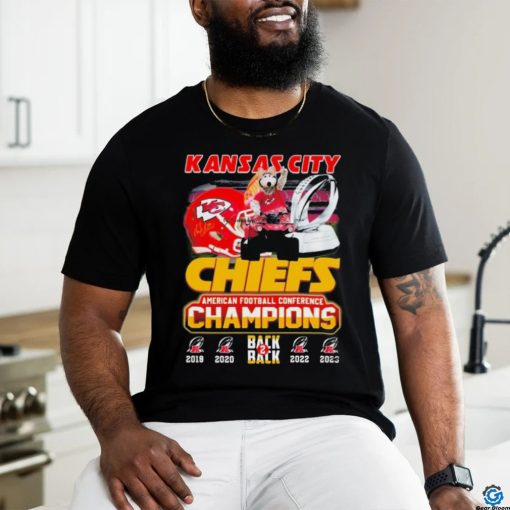 Official Kansas City Chiefs Mascot American Football Conference Champions Back To Back shirt