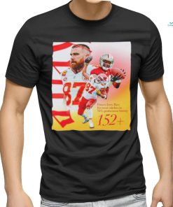 Official Kansas City Chiefs Travis Kelce Passes Jerry Rice For The Most Catches In NFL Postseason History Classic T Shirt