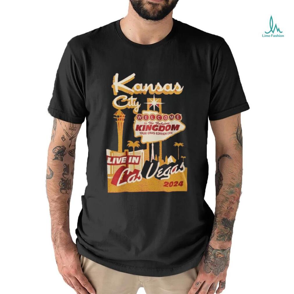 Official Kansas City Chiefs Welcome To The Fabulous Kingdom Tour Eras LVIII Live In Las Vegas 2024 Shirt Official Kansas City Chiefs Welcome To The Fabulous Kingdom Tour Eras LVIII Live In Las Vegas 2024 Shirt