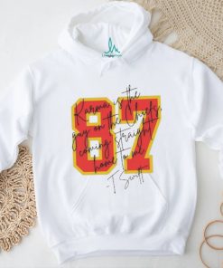 Official Karma Is The Guy On The Chiefs Shirt American Football Shirt Chiefs Jersey Shirt Travis Kelce Swift Shirt