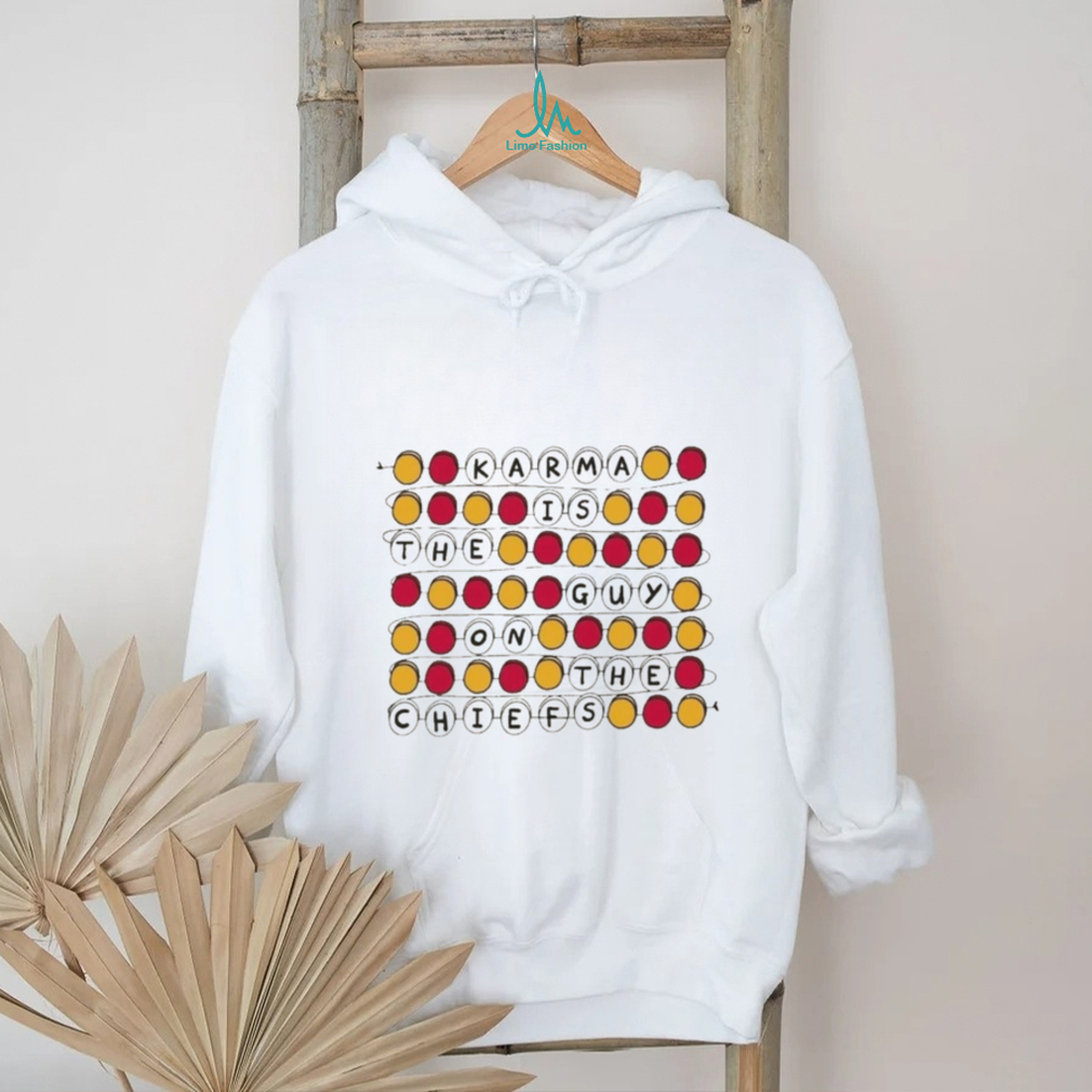 Official Karma Is The Guy On The Chiefs Shirt Kansas City Chiefs Shirt Go Taylors Boyfriend Sweatshirt Red Football Jersey Tee Kelce Swift Shirt Official Karma Is The Guy On The Chiefs Shirt Kansas City Chiefs Shirt Go Taylors Boyfriend Sweatshirt Red Football Jersey Tee Kelce Swift Shirt