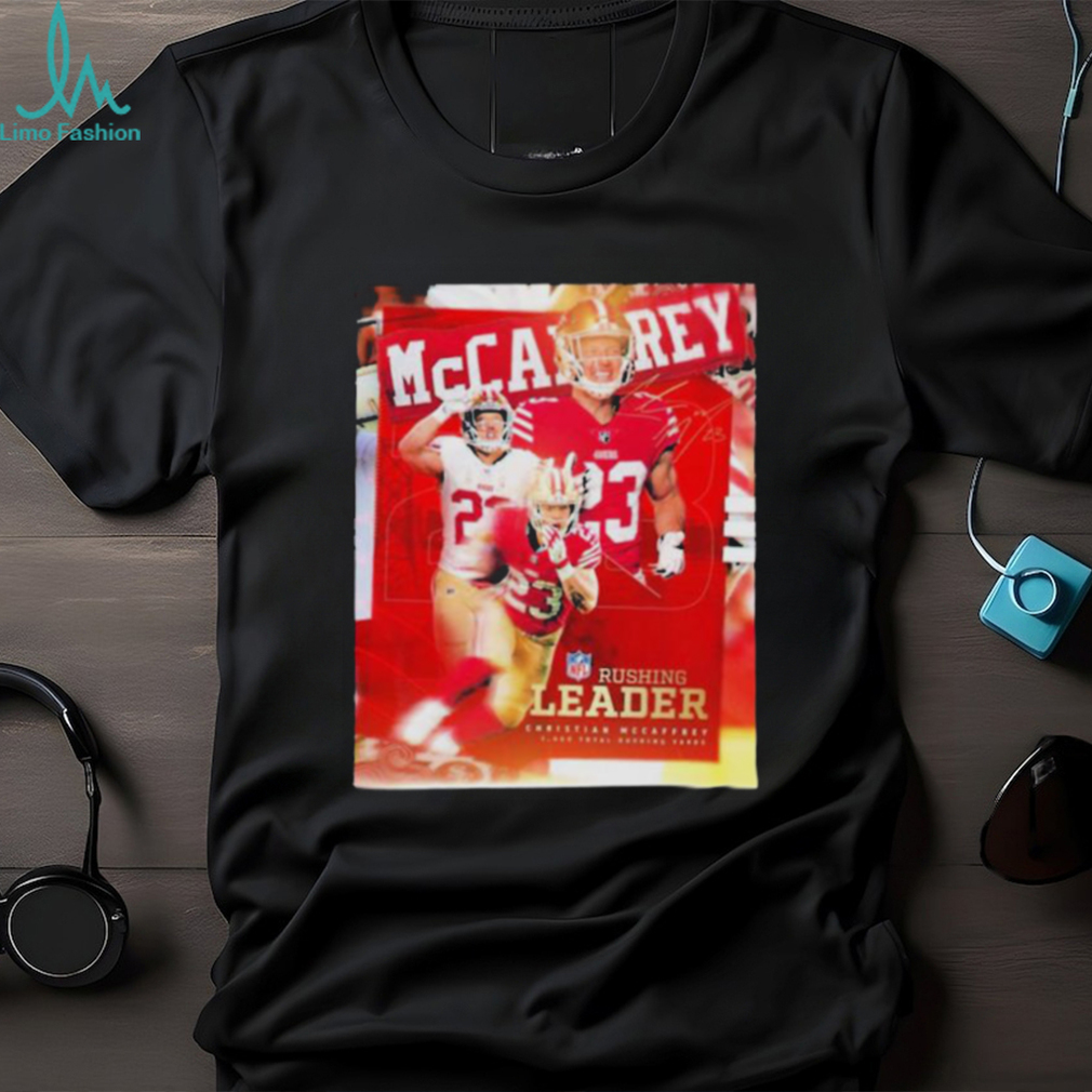 Official King christian mccaffrey rushing leader 1459 total rushing yards signature shirt Official King christian mccaffrey rushing leader 1459 total rushing yards signature shirt