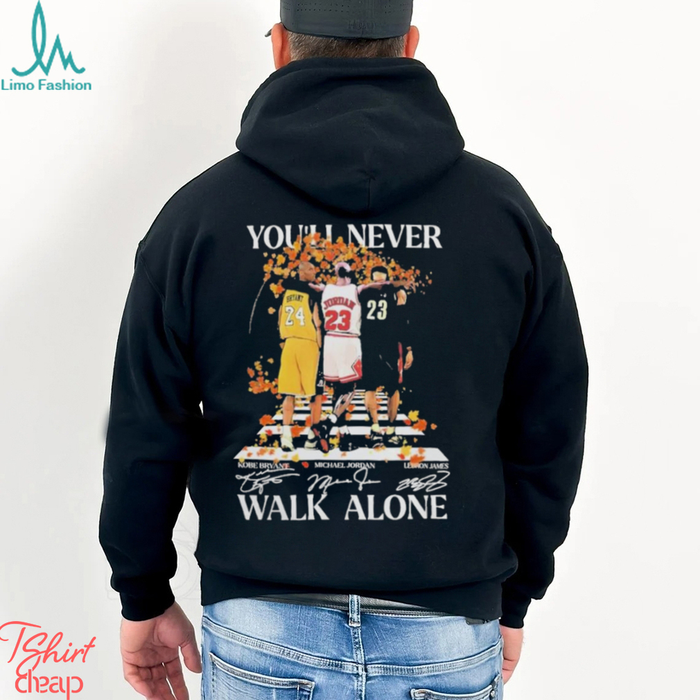 Official Kobe Bryant Jordan And James You’ll Never Walk Alone Signatures 2024 Shirt Official Kobe Bryant Jordan And James You’ll Never Walk Alone Signatures 2024 Shirt