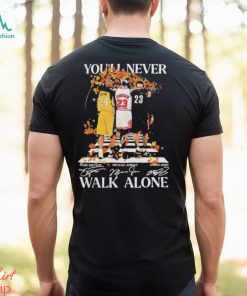 Official Kobe Bryant Jordan And James You’ll Never Walk Alone Signatures 2024 Shirt