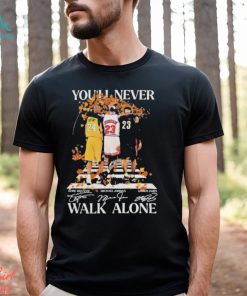 Official Kobe Bryant Jordan And James You’ll Never Walk Alone Signatures 2024 Shirt