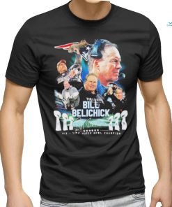 Official Legend Coach Bill Belichick Six time Super Bowl Champion Signature Shirt